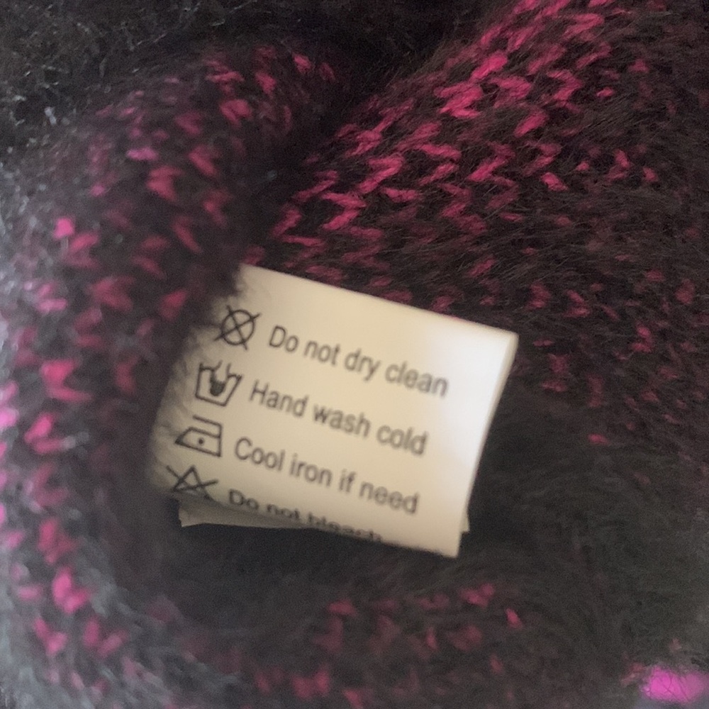 Fuzzy Leopard And Zebra Print Sweater - image 6